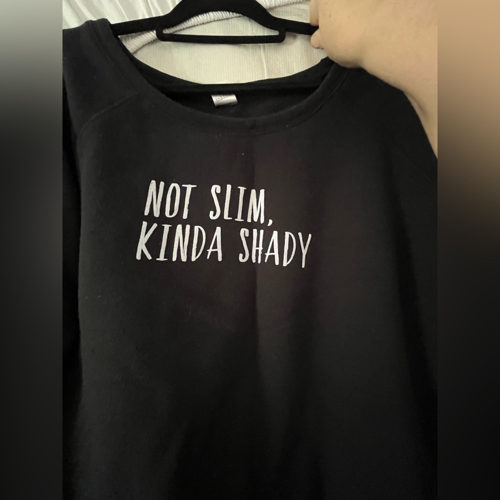 Black Graphic Sweatshirt